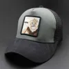 Gierig Hoeden Net rood dier serie mesh borduurwerk gebogen Rand cartoon Haan vrachtwagen Chaozhou man baseball hat2457