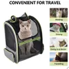 Zaino per animali domestici per cani e gatti Cuccioli Rete completamente ventilata, approvato dalla compagnia aerea Viaggio Escursionismo Passeggiate Uso all'aperto (nero)