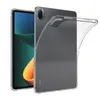 Dla Xiaomi Pad 5 Pro Case Hartred Szkło Przezroczysty Miękki Gel Screen Protector Silikon Kryształowa Kryształowa Tabletka Tylna pokrywa