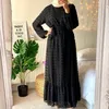 Casual Jurken 2022 Abaya Dubai Turkije Hijab Moslim Mode Jurk India Islam Kleding Voor Vrouwen