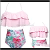 Bikinis Set Família Mãe Menina Sexy Bikini Swimsuit Swimwear Mulheres Swimsuits Crianças Baby Kid Beach Swimwears Biquini Body Suit VDC0U 2ID0A