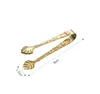 Gold Silver Mini Sugar Tong Ice Clip Stainless Steel 304 Kitchen Tool SN6289