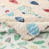 Floral impresso por colcha de letras respiráveis ​​Casa de cama em casa Duvet Duvet Coloque de colcha para adultos Coverlet Cubrecam Capa Colcha complicações colcha