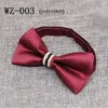 Slapup Bow Tie Men Luxury Pu Diamond Bowtie Wedding Party Business Gift Gift Gift Butterfly for 남자 여자 저녁 넥웨어 Red Blue8273935