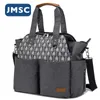 JMSC Мода Mummy Жиреметическая Подвесная сумка Большой Емкость Путешествия Подгузник Многофункциональный Водонепроницаемый Открытый Коляска 211025
