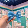 2021 New Fashion Children's Carino Carino Tessuto Colorato Arco Fornitori Accessori per capelli Corea Sweet Girl Girl Princess DuckBill Clip Headdress