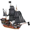 Kids Toys Ship Pirate Model Creator The Eternity Pirates Ships Building Blocks Ideas Series Boat Bricks Boys Birthday Gifts X0902