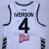 Mens Allen # 4 Iverson Besiktas Cola Turka de Turquie Turc Allen Iverson Basketball Maillots