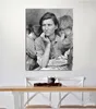 Mãe migrante Dorothea Lange Poster Pintura Decoração de Casa Decoração emoldurada ou não moldada Material fotopíaco