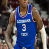 Kolej Basketbolu Özel Kolej Basketbolu Louisiana Tech Bulldog Forması Giyer Kenneth Lofton Jr. Amorie Archibald Isaiah Crawford Keaston Willis David Green C