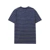 Fashion Mens T Shirts Högkvalitativ Stripe Animal Print Kortärmad T-shirt Streetwear 3 Färger Man Tee Toppar