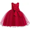 Blomma prinsessa flicka klänning tutu bröllopsfödelsedagsfest barn klänningar för tjejer dop tonåring prom designar barn kostym Q0716