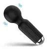 Nxy Vibrators Беспроводной Портативный Mini Wand Massager Ручной Мощный AV Массаж Вибраторы Для Заднего Шеи Плечо Клитов Соска Женщины Секс-Игрушка 0104