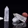 Raw White Crystal Tower Arts Ornament Mineral Healing wands Reiki Natural sixsided Energy stone Ability quartz pillars2668957