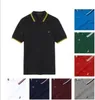 A1 Fashion-Men Classic Fred Polo Shirt England Perry Cotton krótkie rękaw Nowy przybył Summer Tinnis Cotton Polos White Black S-3xl