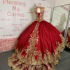 أحمر الكرة ثوب فساتين quinceanera مع الرباط appliqued شير جوهرة الرقبة الحلو 16 اللباس مشد قطار الاجتياح الساتان تنكر أثواب