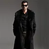 faux fur overcoat mens