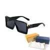 Najwyższej jakości Okulary przeciwsłoneczne womans 831 Moda męskie Okulary ochrony UV Mężczyźni Projektant Eyeglass Gradient Metal Zawias Luksusowe Women Spectors z oryginalnymi pudełkami
