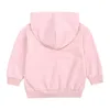 Felpe con cappuccio per bambini Felpe a maniche lunghe per bambini primaverili e autunnali Moda Ragazzo Ragazza Solid Top Abbigliamento