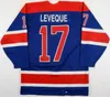 24S 2020 Custom tage OHL 1989-92 17 Guy Leveque Cornwall Royals Game Worn Hockey Jerseys
