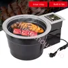 Commercial Barbecue Stove Korean BBQ Machine Smokeless Non-Stick Easily Cleaned Charcoal Grill