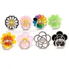 Lucky Sun Flower Metalen Vinger Ring Houder 360 graden Mobiele telefoon Stand Beugel voor iphone 12 7 8 x xr xs samsung