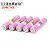 Liitokala 18650 2600mAh Battery 100 ICR1865026FM Ursprungligen 37V 2500mAh Uppladdningsbart batteri för Flashlight9186741