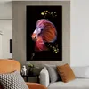 Pinturas artísticas de pared para decoración, cuadro colorido de burbujas y escupitajos de peces para sala de estar, impresiones en lienzo, Cuadros de decoración para el hogar sin marco