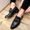 TopSelling Classic luxury 2022 Snake Leather Pointed Men Formal Business Brogue Shoes Luxury Men's Dress Males Casual Wedding Party Loafers