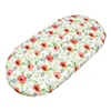 A988 Moses Basket Sheet Bassinet Mat Cradle Adapts to Rectangle Oval Pram Hourglass Bassinets Pads Bedspread