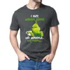 Unisex 100% Bawełna Grinch Picie Kawy I Hate Morning Pesple Rano Men's T-shirt Kobiety Tee Lovers Christmas Gift 210716