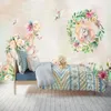 Wallpapers Custom 3D Wall Mural Nordic Hand Painted Cute Horse Po Wallpaper Children's Bedroom Background Painting Papel De Parede