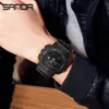 SANDA, nuevo reloj de moda para mujer, estilo G, resistente al agua, deportivo, militar, resistente al agua, de lujo, analógico, Digital, para mujer, relojes deportivos para hombre G1022