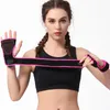 Wrist Support Gym Gloves Fitness Weight Lifting Body Building Dumbbell Training Palm Guard Half Finger Equipment Pull-up