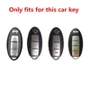 Artificial Crystal key case cover protect shell holder For Tidda Livida X-Trail T31 T32 Qashqai March Juke Pathfinder