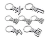 Auto sticker Alloy Metal key ring Car Styling for BMW 1 3 5 7 X