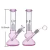 com vidro de vidro queimador de óleo rosa 10.3inch Dab Rig Hookah Armão Árvore de Árvore de vidro Beaker Bong Ultra-Barte Preço