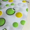 Bordduk Rund PVC -bordduk transparent vattentät med köksmönster Plastglas Mjuk diameter