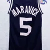 Nikivip Pete Maravich #5 Daniel High School Navy Blue White Retro Basketball Jersey Mens Stitched Custom Number Name Jerseys