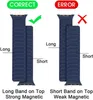 Leder Link für Apple Watch Band 44mm 40mm 41mm 45mm 42mm 38mm original Magnet Loop Armband iWatch Serie 3 5 4 SE 6 7 Armband H1123