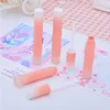 5 ml boş dudak parlatıcısı tüp DIY taşınabilir sıvı ruj şişesi degrade pembe lipgloss tüpleri toptan 240 pcshigh qty