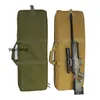 Tactical 90cm Double Rifle Bag Gun Case per AR 15 M4 AK47 Carbine Shotgun Case Airsoft Military Sniper Bag Accessori per la caccia Q0721
