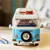 Nya expertserier Volkswagen T2 Camper Car Van VW Building Blocks Model Compatible 10279 DIY Bricks Toys Xmas Gifts G0914