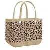 Bomboniere Moda Borse da spiaggia extra large Leopard Tinta unita Estate Eva Basket Borsa da donna Capacità Totes Drop 30 5 per 26 5mm153i