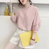 Hsa Blouses for Women Fashion White Shirts Peter Pan Collar Cute Pink Pure Cotton Summer Top Chic Harajuku Blouse 210417