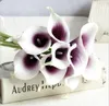 Real Touch Decorative Artificial Flowers Calla lily Wedding Bouquet Bride Party Supplies 20 colors