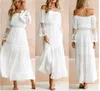 strapless white beach dress long