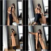 Wool Blends Outerwear & Coats Clothing Apparel Drop Delivery Camel Double Faced Cashmere Overcoat Womens 2021 Autumn And Winter High-End Temp