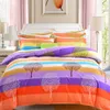 Drzewo Drukowane łóżko Pokrywa Zestaw Miłośników Cartoon 1 PC Duvet Cover Dorosłych Bed Bed Blacks Comforter Set (bez poszewek) F0307 210420