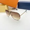 Topp 1060 Original Högkvalitativa Designer Solglasögon för Mens Berömda Fashionable Retro Luxury Brand Glasögon Mode Design Kvinnor Solglasögon med låda